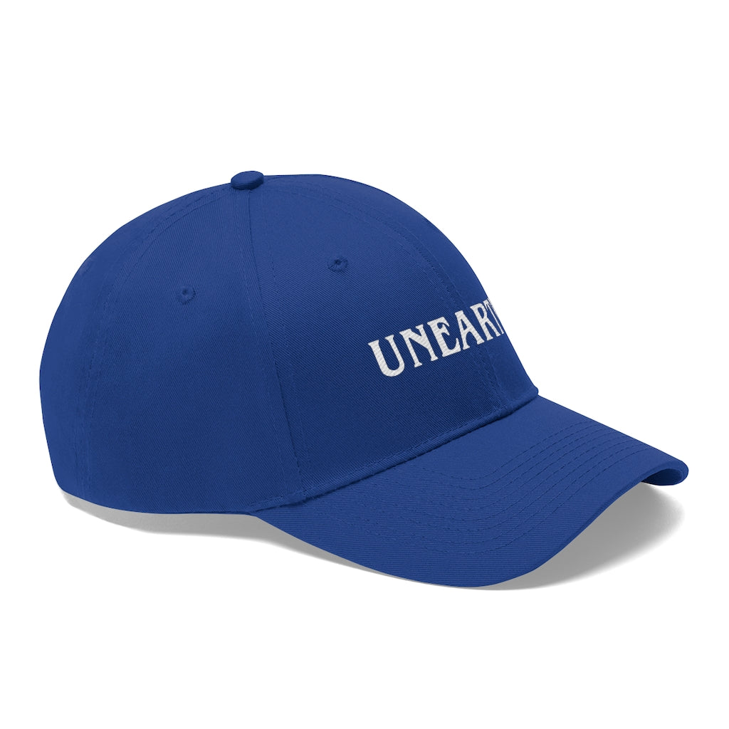 Unearth White Logo Unisex Twill Hat