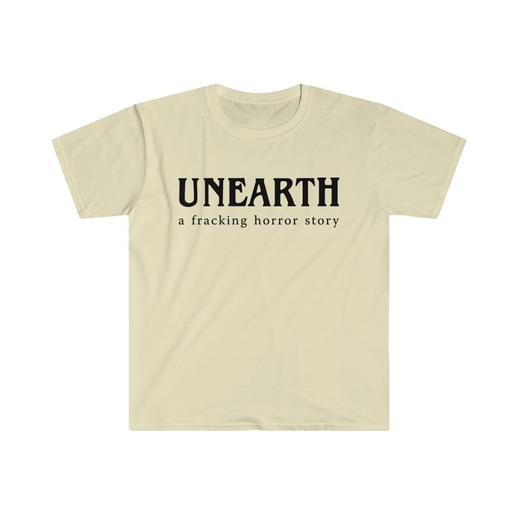 Unearth Black Logo Men's Fitted Short Sleeve Tee