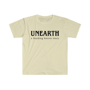 Unearth Black Logo Men's Fitted Short Sleeve Tee