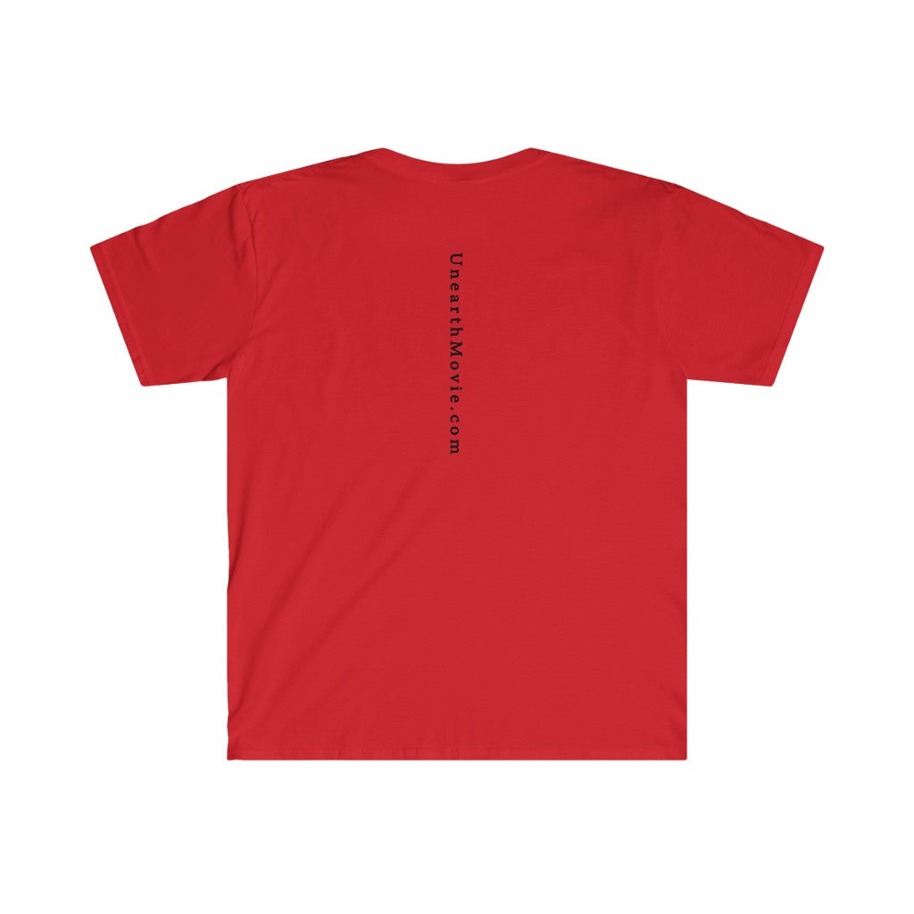 Unearth Black Logo Men's Fitted Short Sleeve Tee