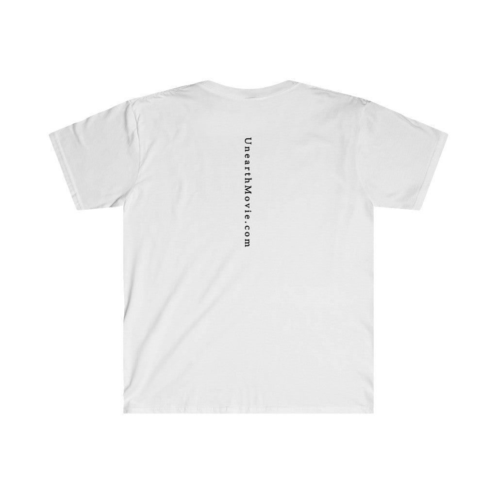 Unearth Black Logo Men's Fitted Short Sleeve Tee