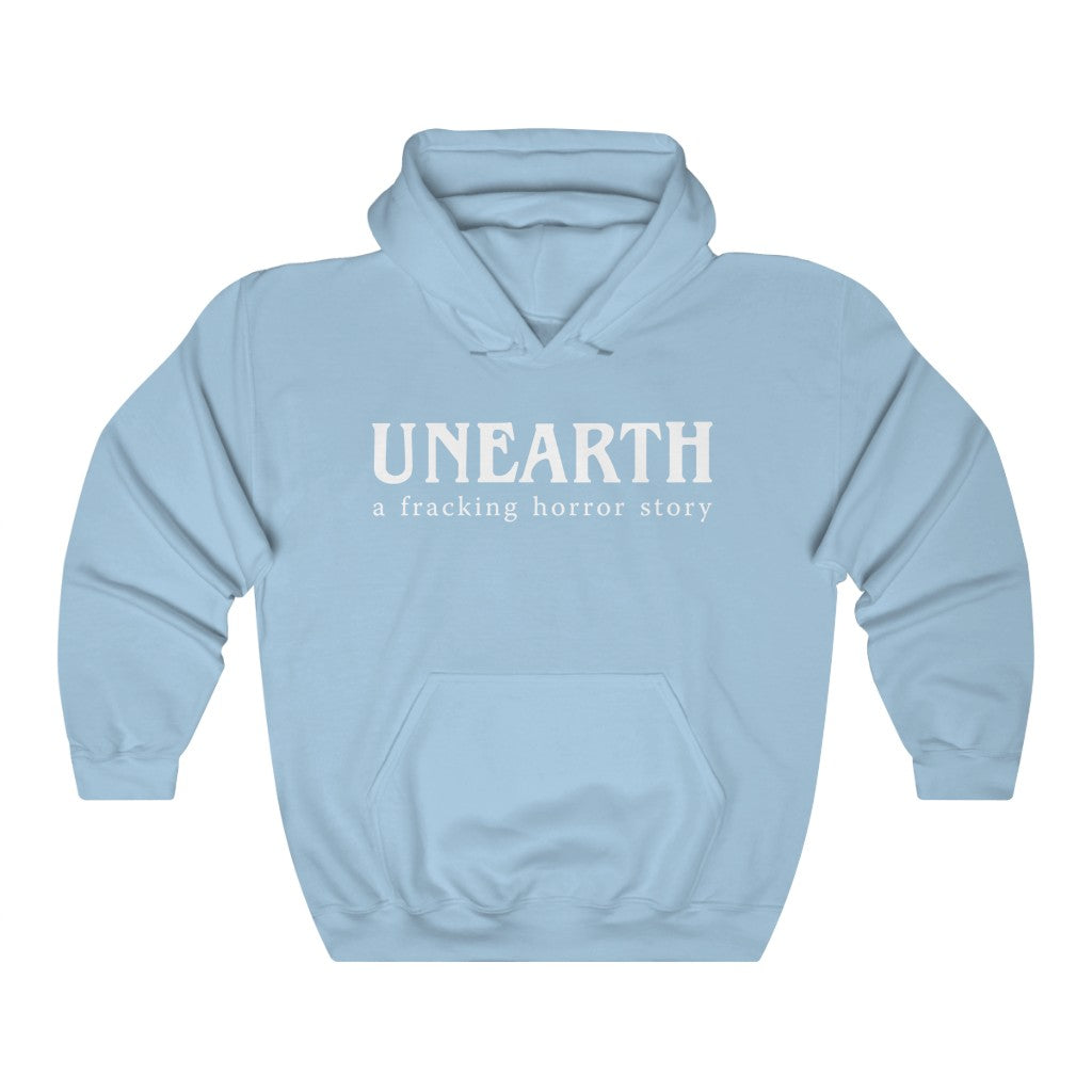 Unearth White Logo Unisex Heavy Blend™ Hooded Sweatshirt