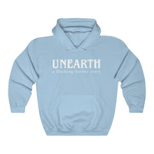 Load image into Gallery viewer, Unearth White Logo Unisex Heavy Blend™ Hooded Sweatshirt
