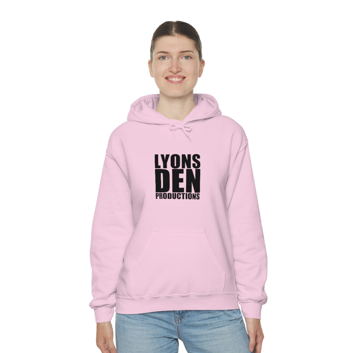 Lyons Den Productions Black Logo Unisex Heavy Blend™ Hooded Sweatshirt