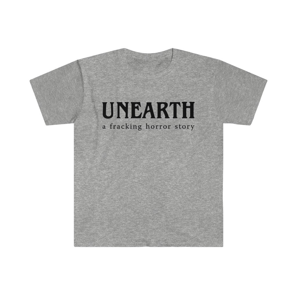 Unearth Black Logo Men's Fitted Short Sleeve Tee