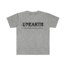 Load image into Gallery viewer, Unearth Black Logo Men&#39;s Fitted Short Sleeve Tee
