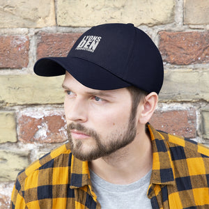 Lyons Den Productions White Logo Unisex Twill Hat