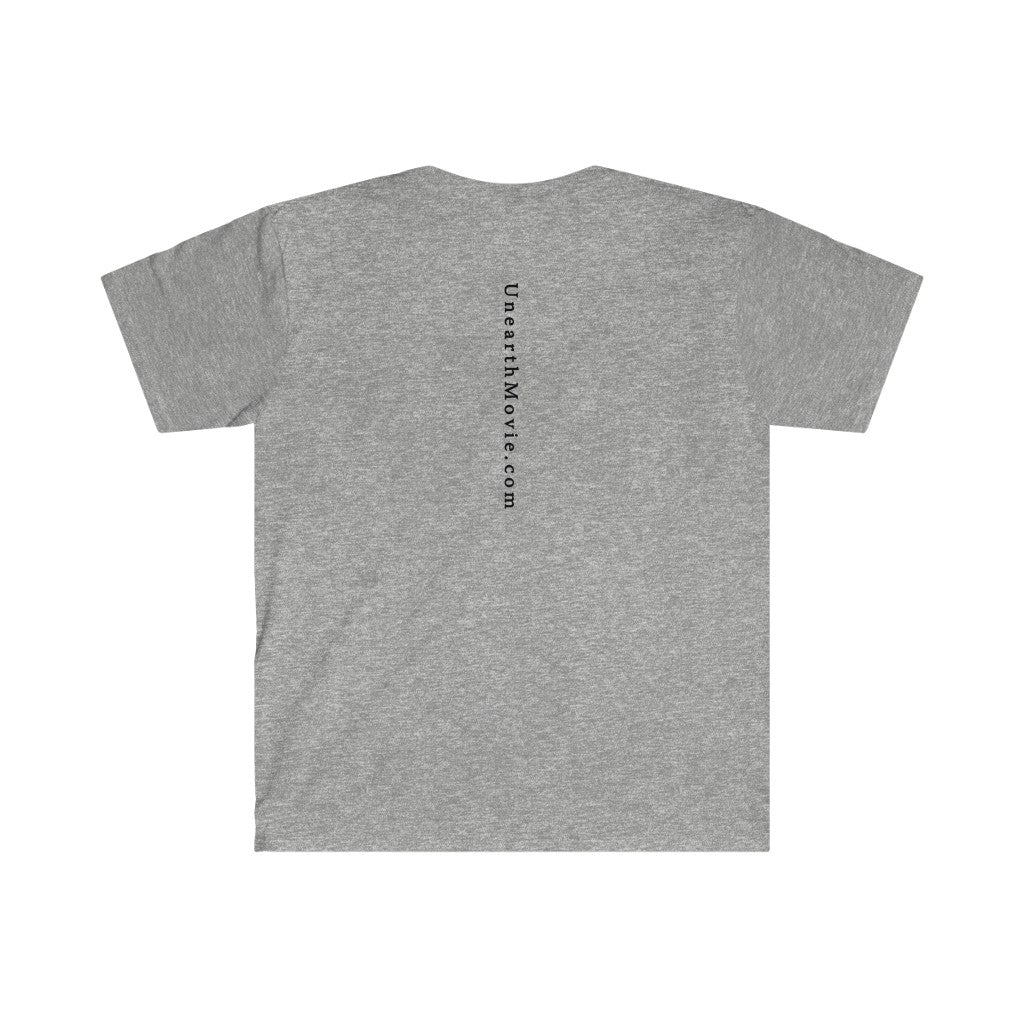 Unearth Black Logo Men's Fitted Short Sleeve Tee