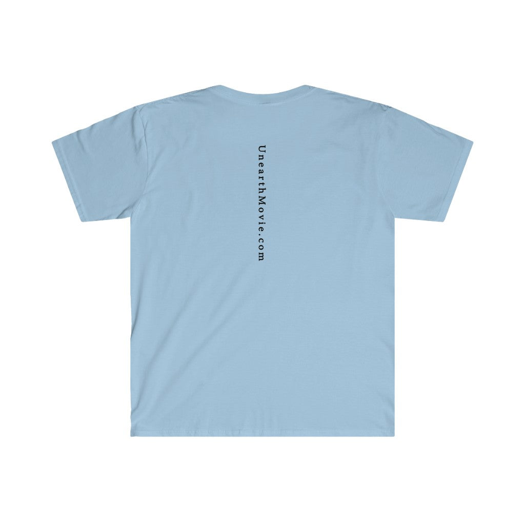 Unearth Black Logo Men's Fitted Short Sleeve Tee