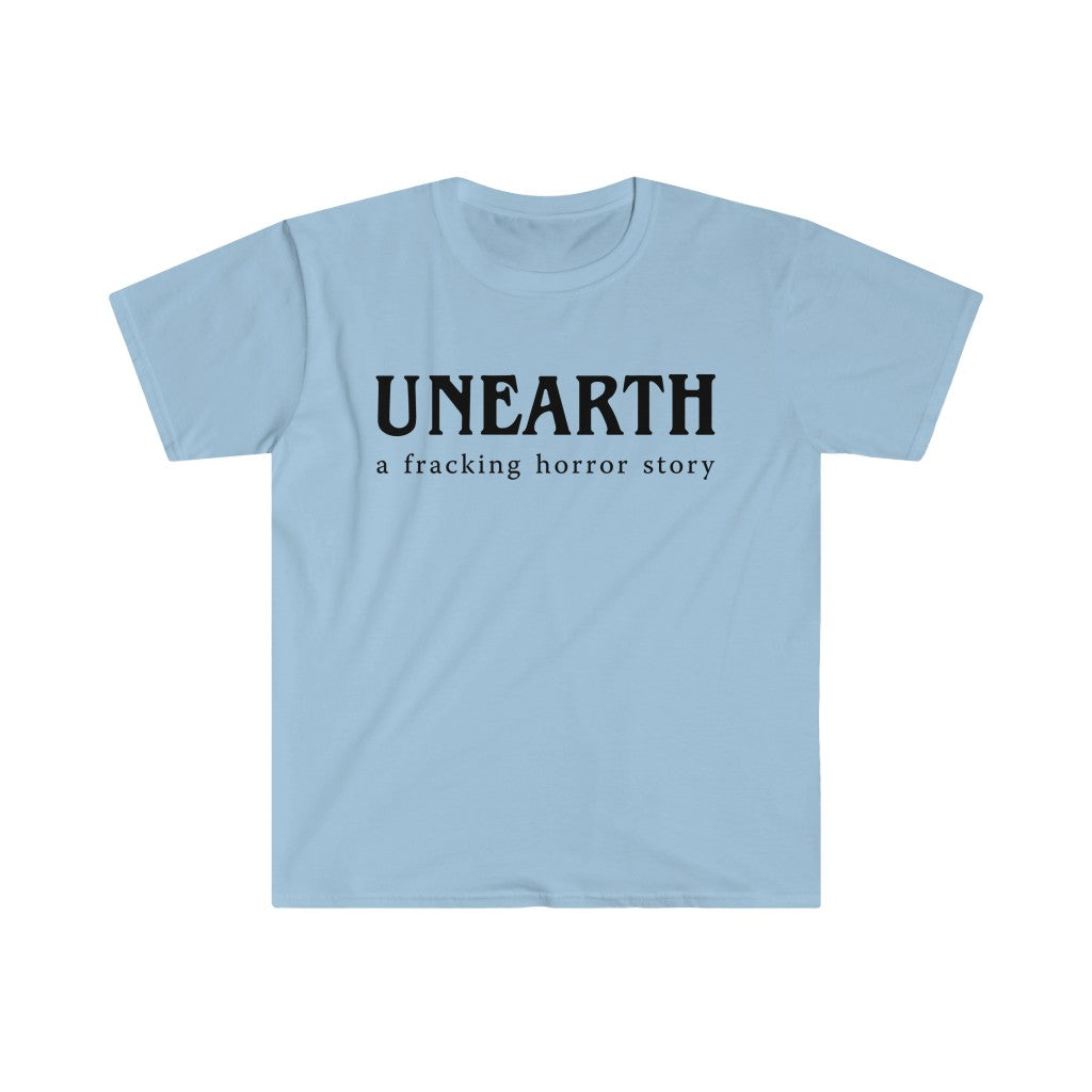 Unearth Black Logo Men's Fitted Short Sleeve Tee