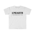 Unearth Black Logo Men's Fitted Short Sleeve Tee