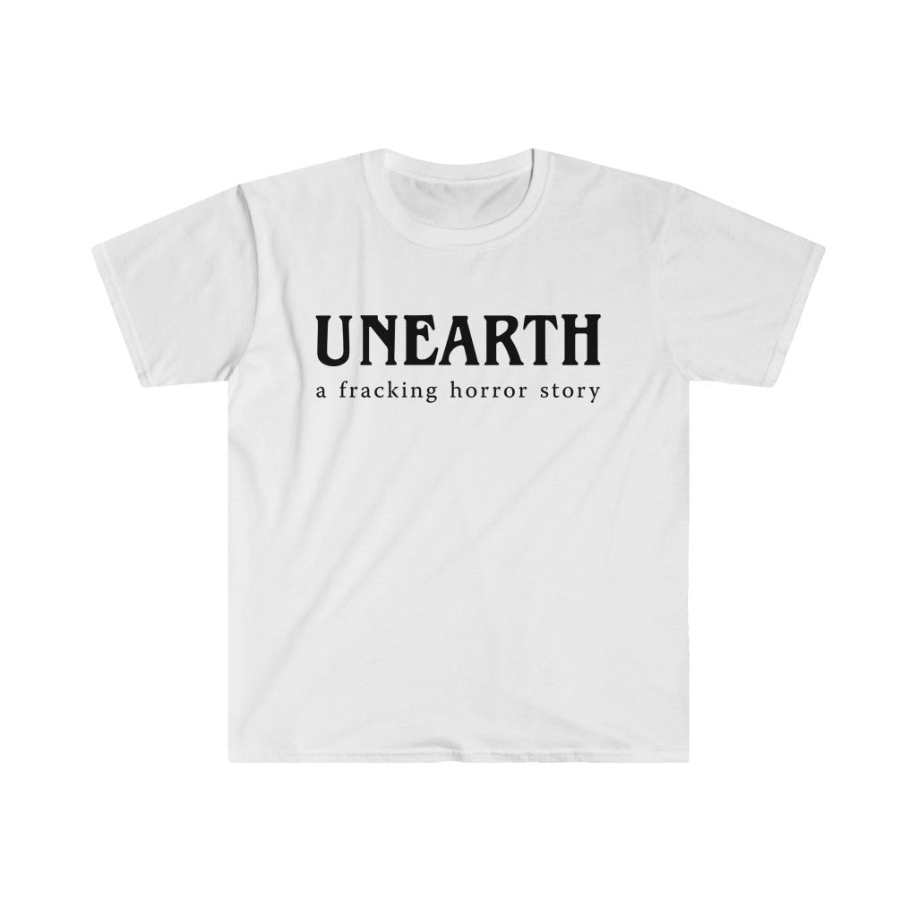 Unearth Black Logo Men's Fitted Short Sleeve Tee