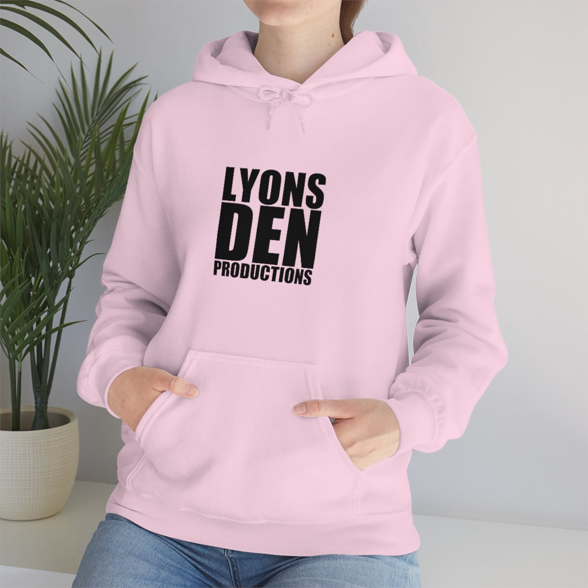 Lyons Den Productions Black Logo Unisex Heavy Blend™ Hooded Sweatshirt