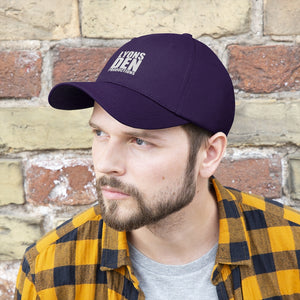 Lyons Den Productions White Logo Unisex Twill Hat