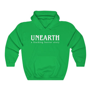 Unearth White Logo Unisex Heavy Blend™ Hooded Sweatshirt