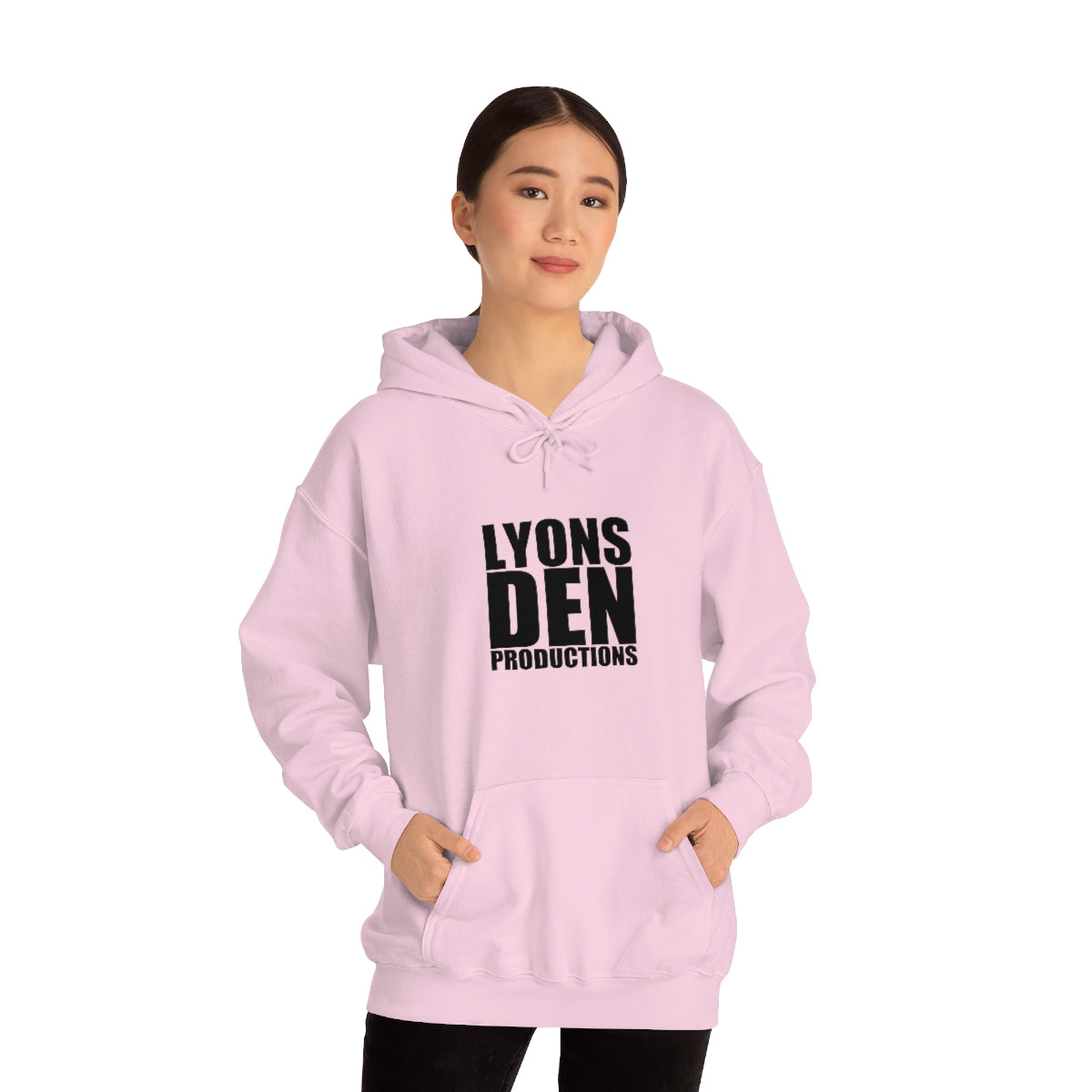 Lyons Den Productions Black Logo Unisex Heavy Blend™ Hooded Sweatshirt